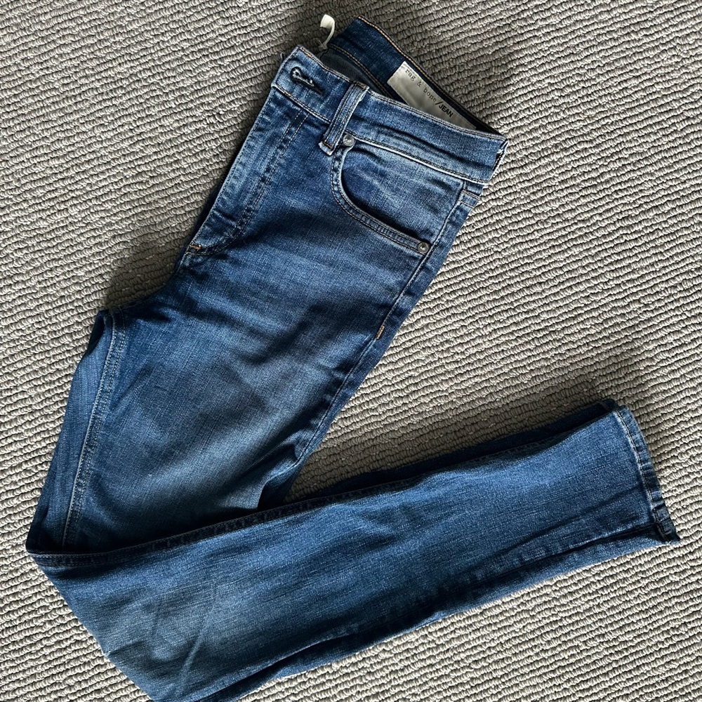Rag and Bone skinny high rise